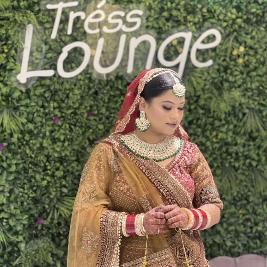 bridal services by Tress lounge mohali sector 80 