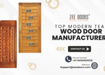 Modern Teak Wood Door Manufacturers Offering Custom & Readymade Solutions