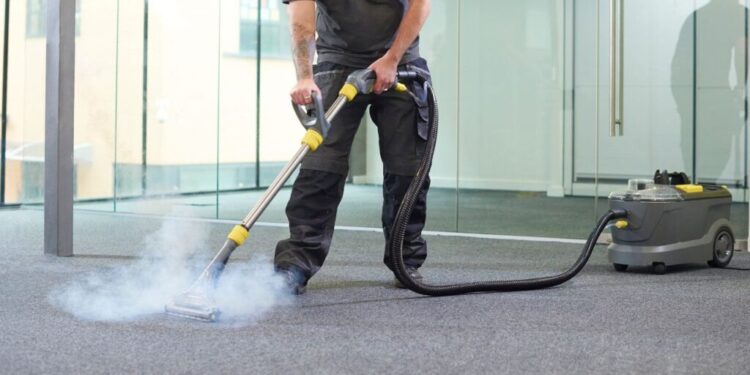 Consider contacting professional carpets cleaning services for expert cleaning if the stain persists after several attempts.