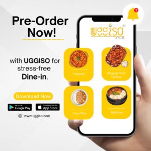 UGGISO Food App – Pre-Order for Dine-In or Takeaway